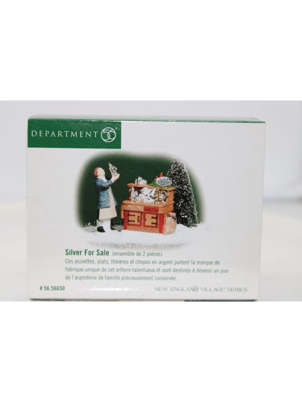 Dept 56 New England Village - Silver for Sale